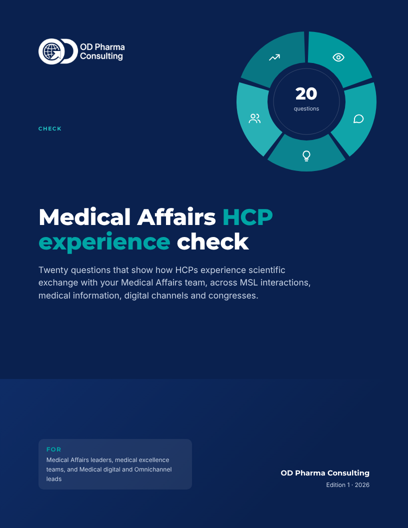 Cover of Medical Affairs HCP experience check